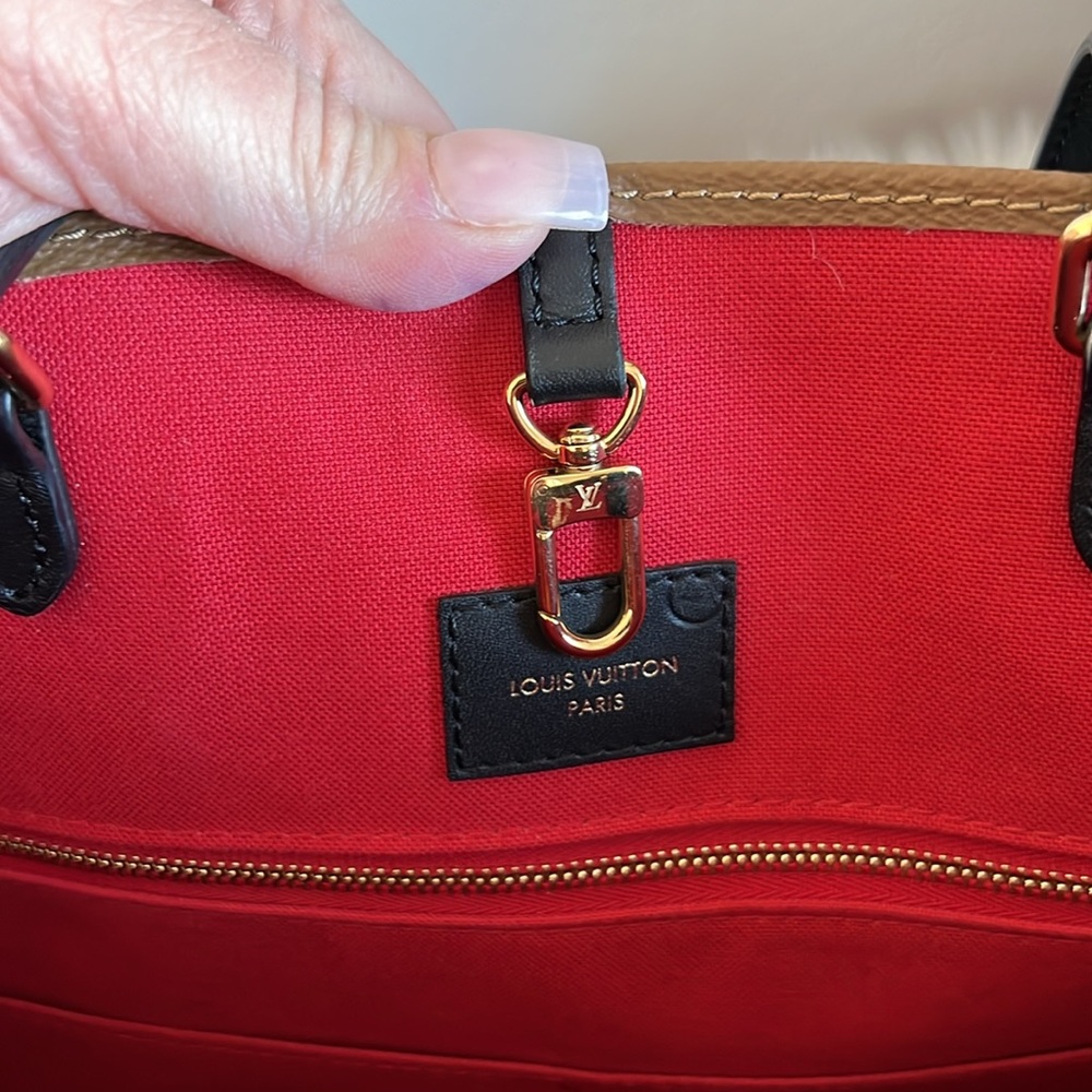 NWOT Louis Vuitton On The Go GM Tote Bag Monogram Giant Reverse - Picture 10 of 13